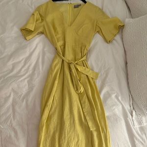 Asos yellow dress
